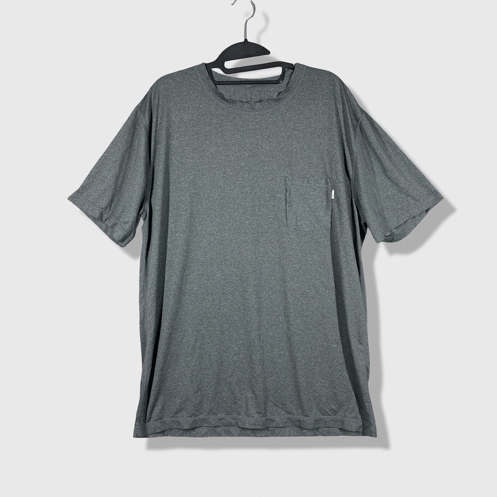Vuori Pocket T-Shirt Mens XL Gray Athleisure Gorpcore Minimalist Activewear